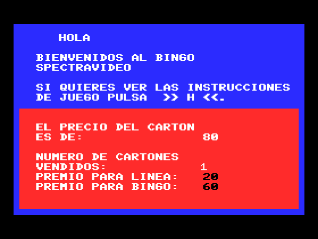 Bingo — sstitle (SP)