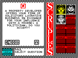 Question of Scruples, A - The Computer Edition — ss (WOR)