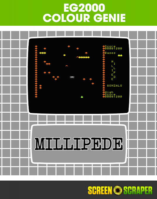 Millipede box art