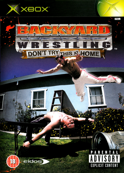 Backyard Wrestling - Don't Try This at Home — box-2D (UK)