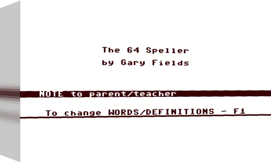 The 64 Speller — box-3D (WOR)