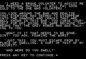 Eamon 174 - Escape From Granite Hall — ss (WOR)