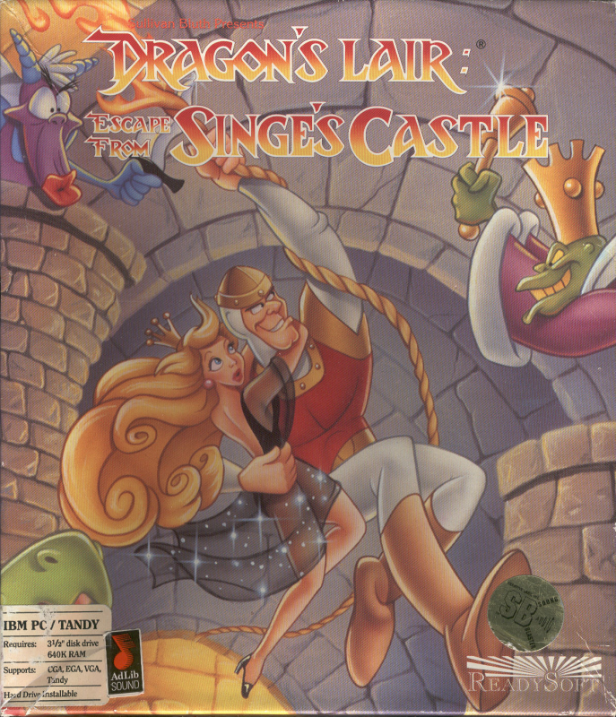 Dragon's Lair - Escape From Singe's Castle box art