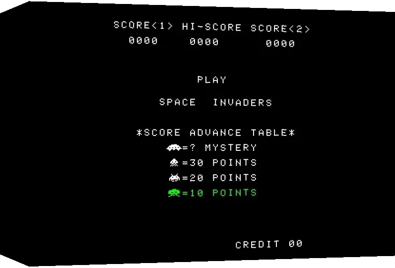 Space Invaders Arcade Emulator — box-3D (WOR)