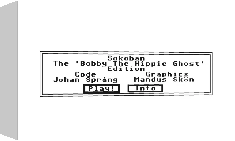Sokoban - The Bobby The Hippie Ghost Edition — box-3D (WOR)