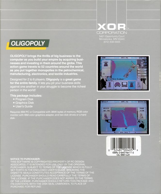Oligopoly — box-2D-back (US)