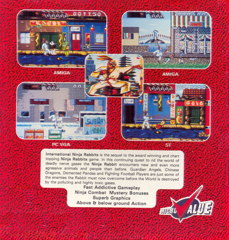 International Ninja Rabbits — box-2D-back (EU)