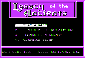 Legacy Of The Ancients — sstitle (US)