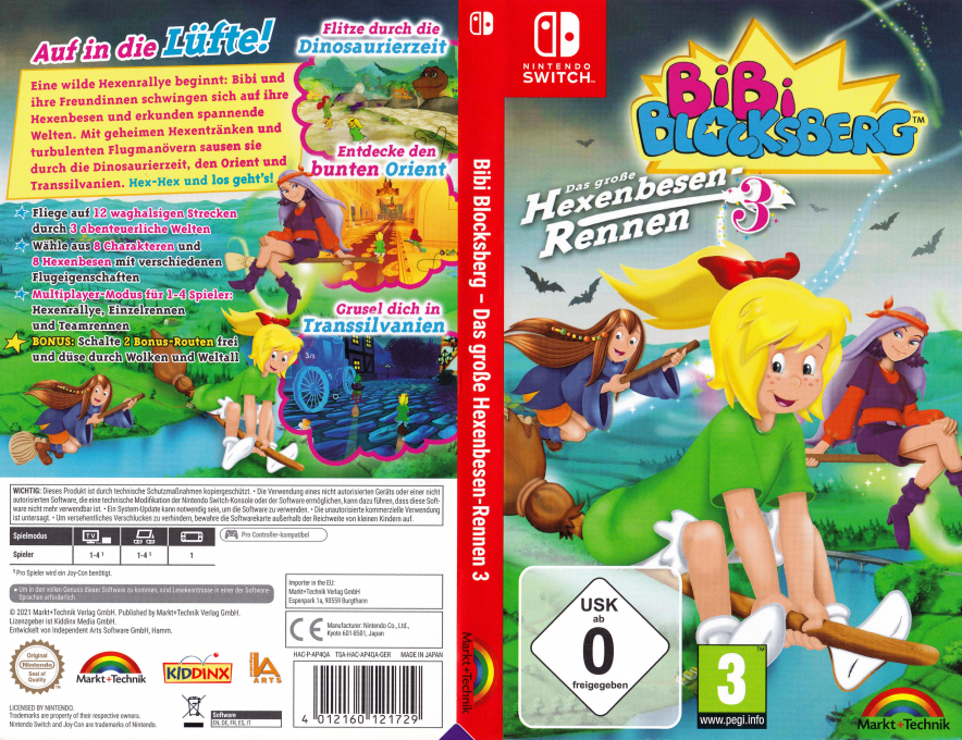 Bibi Blocksberg - Big Broom Race 3 — box-texture (DE)