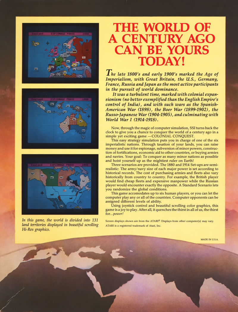 Colonial Conquest — box-2D-back (US)