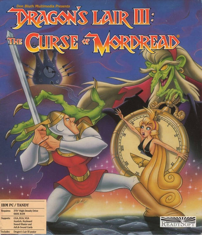 Dragon's Lair 3 - The Curse Of Mordread box art