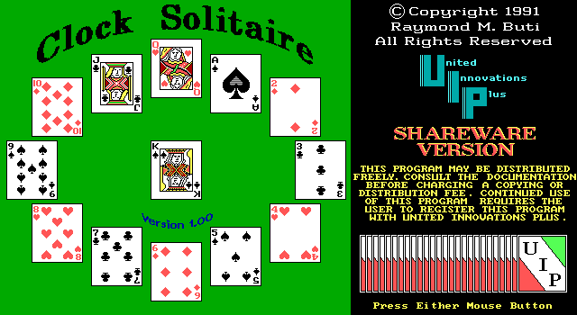 Clock Solitaire box art