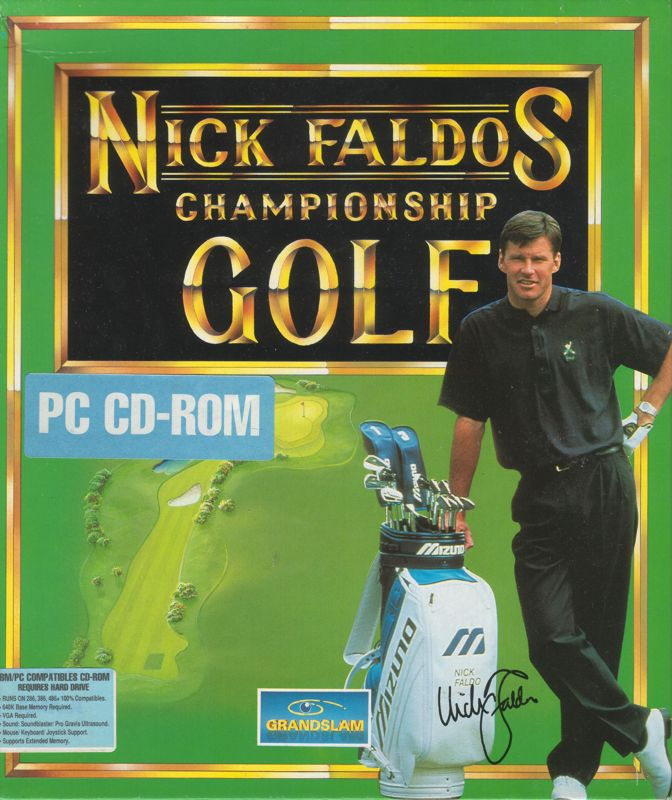 Nick Faldo's Championship Golf box art