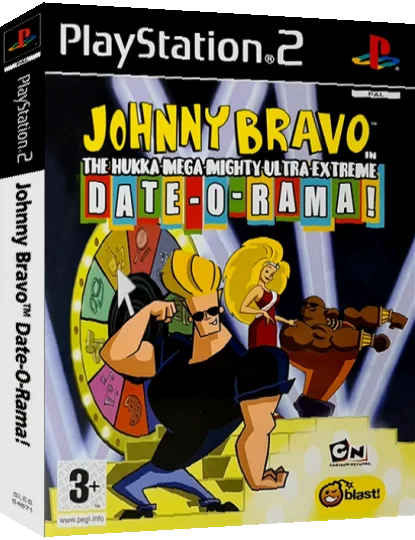 Johnny Bravo in the Hukka-Mega-Mighty-Ultra-Extreme Date-O-Rama! — box-3D (EU)