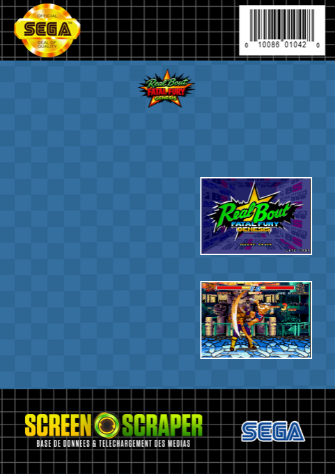 Real Bout Fatal Fury Genesis — box-2D-back (SS)