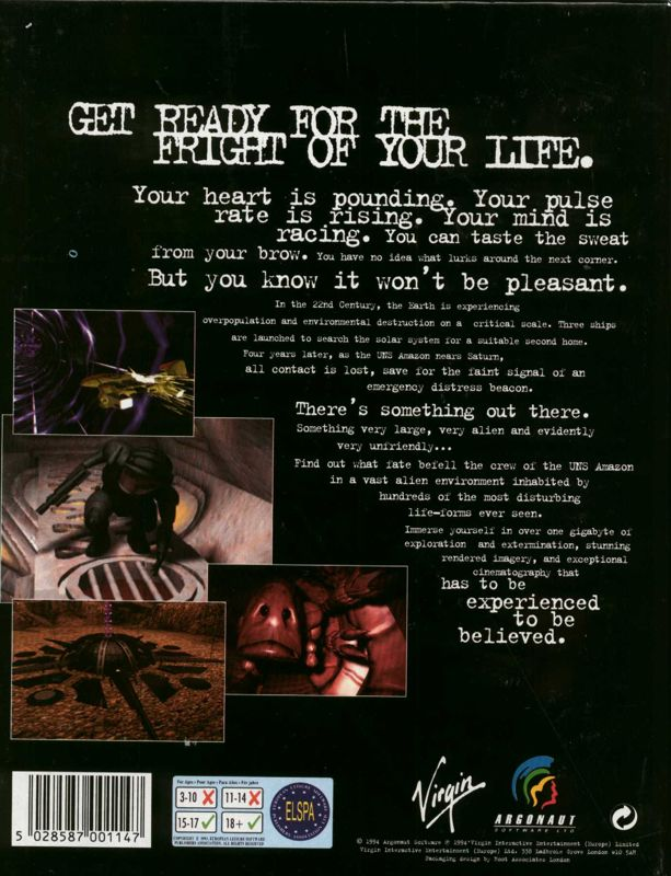 Creature Shock — box-2D-back (EU)