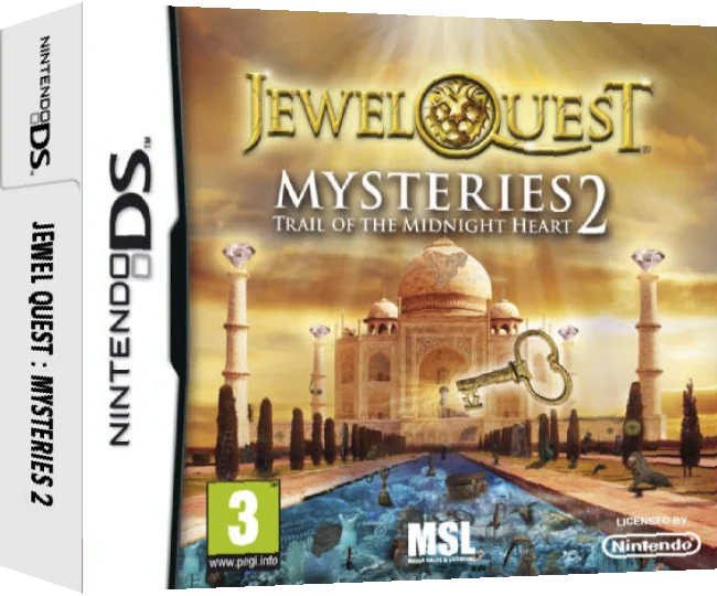 Jewel Quest Mysteries 2 - Trail of the Midnight Heart — box-3D (EU)
