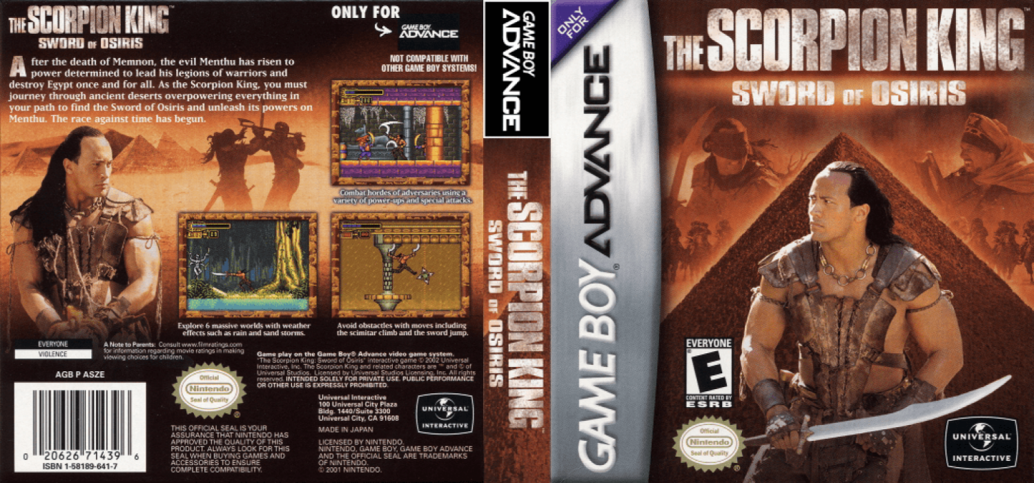 Scorpion King - Sword Of Osiris, The — box-texture (US)