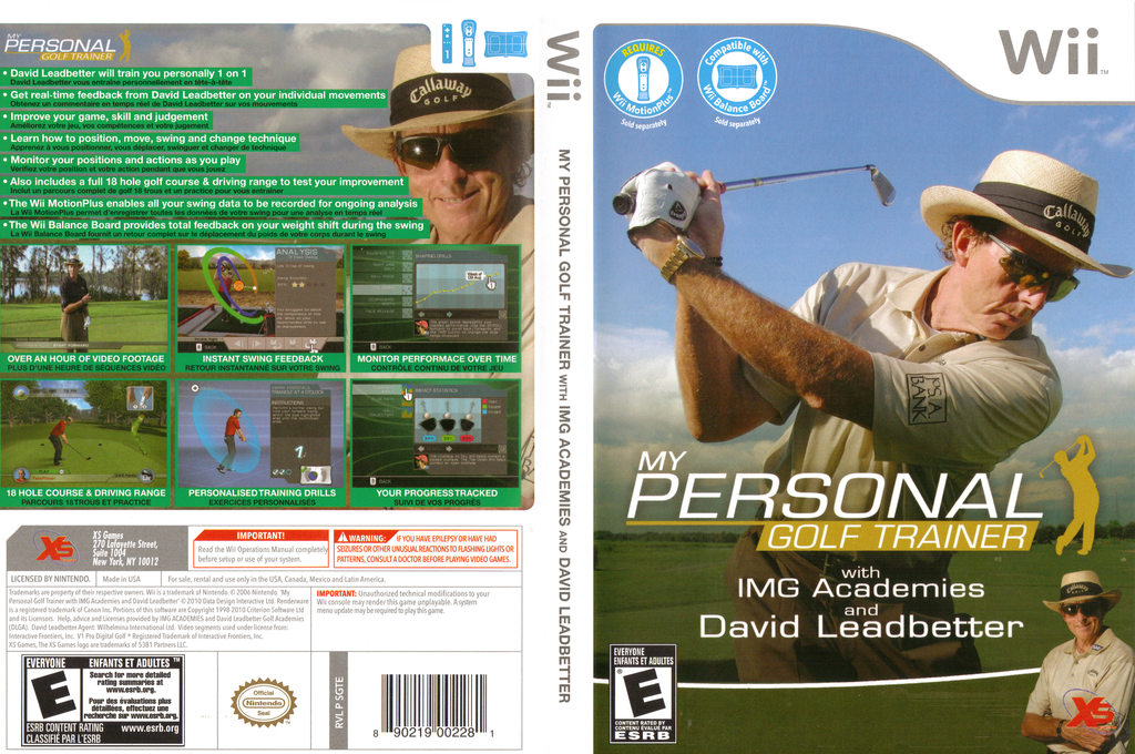 My Personal Golf Trainer — box-texture (UK)
