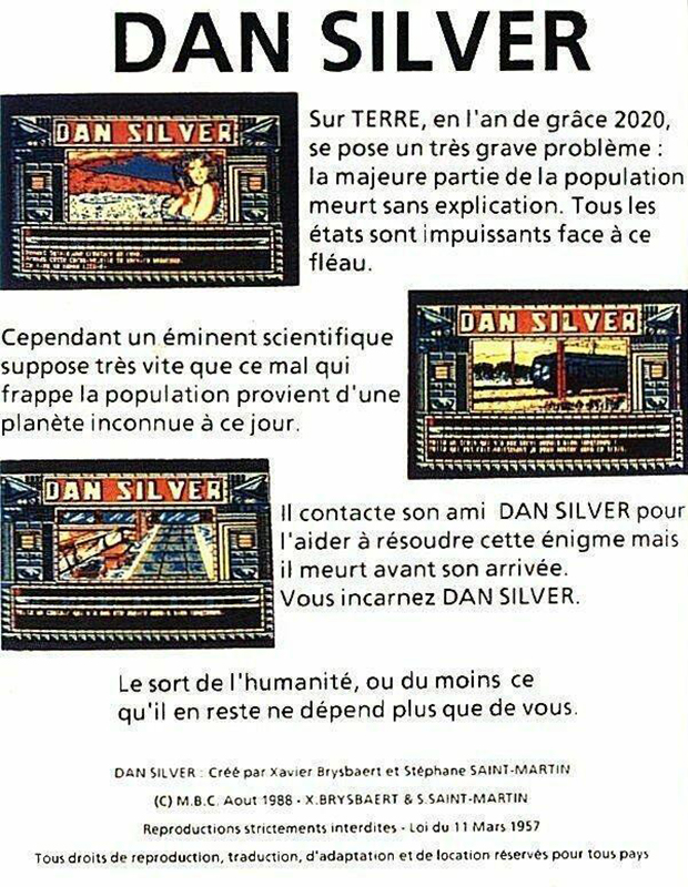 Dan Silver - Le Dernier Espoir — box-2D-back (FR)