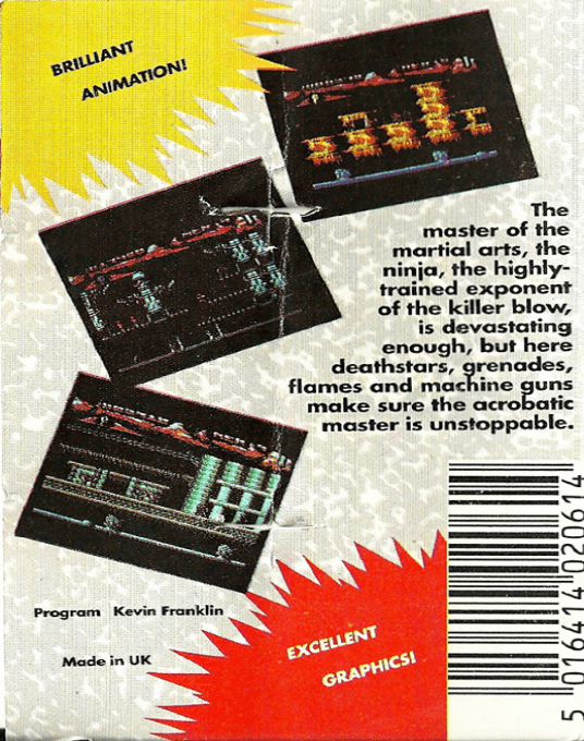 Ninja Commando — box-2D-back (EU)