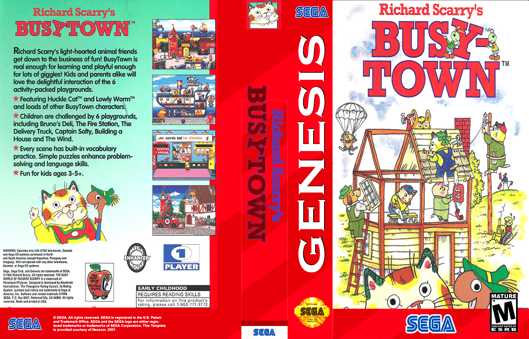 Richard Scarry's Busytown — box-texture (US)