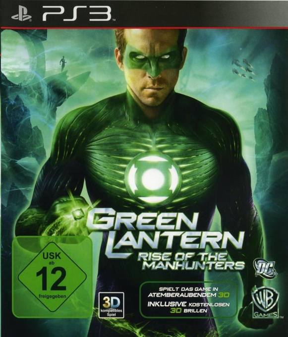 Green Lantern - Rise of the Manhunters — box-2D (DE)