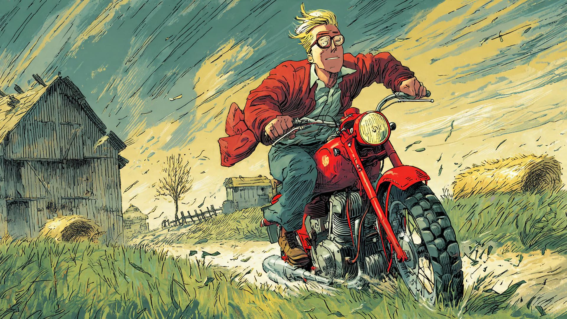 Action Biker — fanart