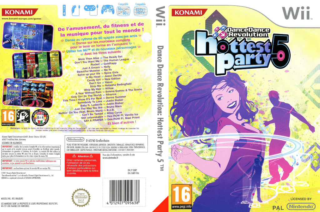 Dance Dance Revolution - Hottest Party 5 — box-texture (FR)
