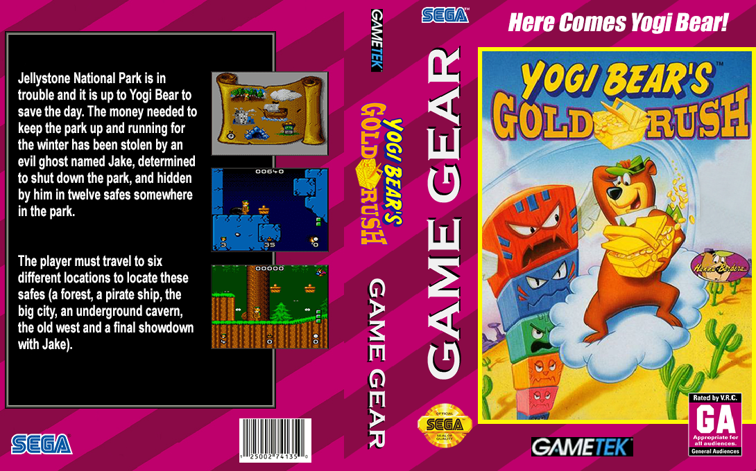 Yogi Bear in Yogi Bear's Goldrush — box-texture (US)