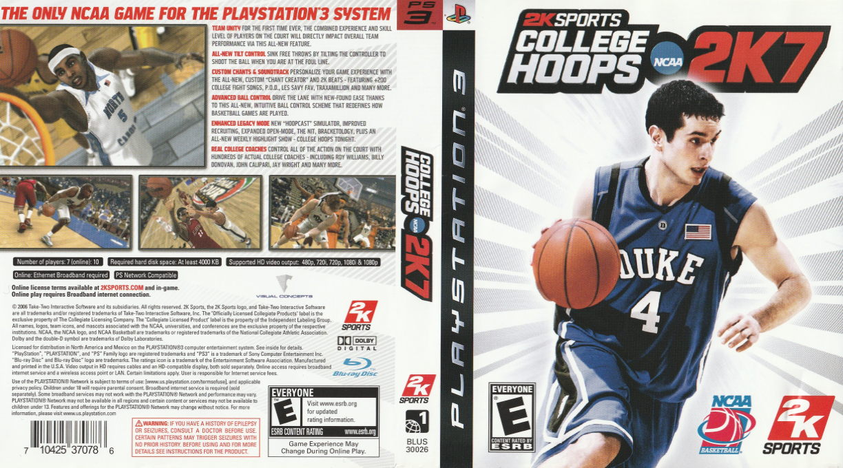 College Hoops 2K7 — box-texture (US)