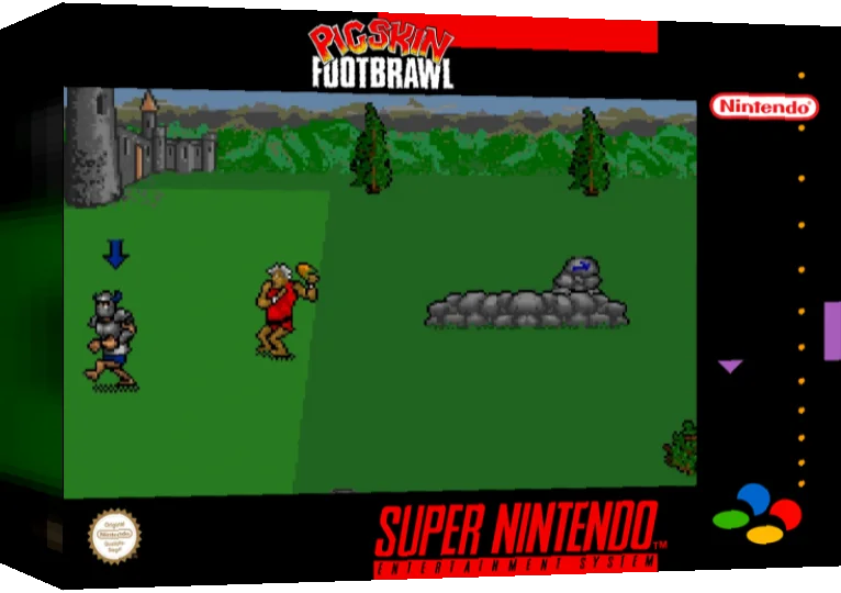Jerry Glanville's Pigskin Footbrawl — box-3D (SS)