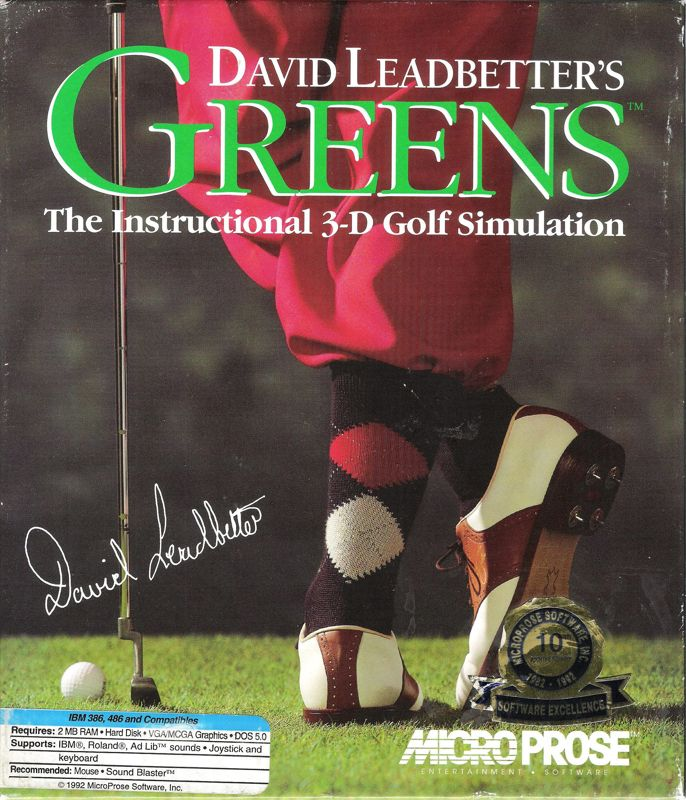 David Leadbetter's Golf box art