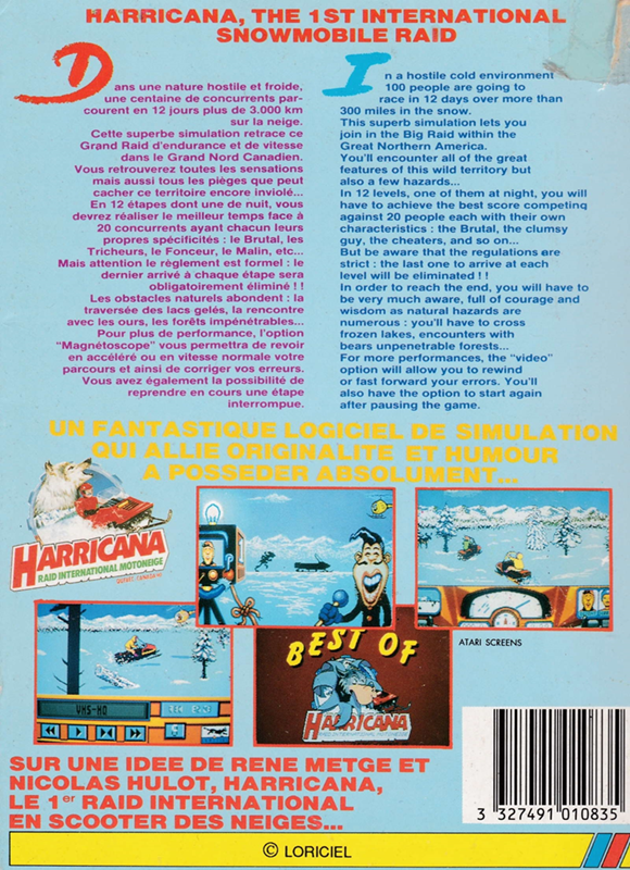 Harricana - International Snowmobile Race — box-2D-back (EU)
