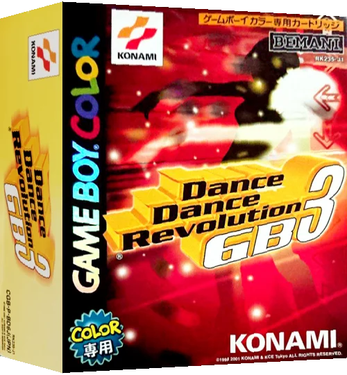 Dance Dance Revolution GB 3 — box-3D (JP)
