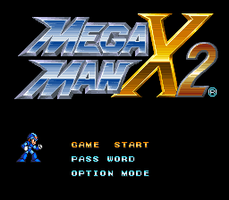 Mega Man X2 — sstitle (WOR)