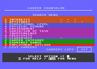 Career Counselor — ss (WOR)