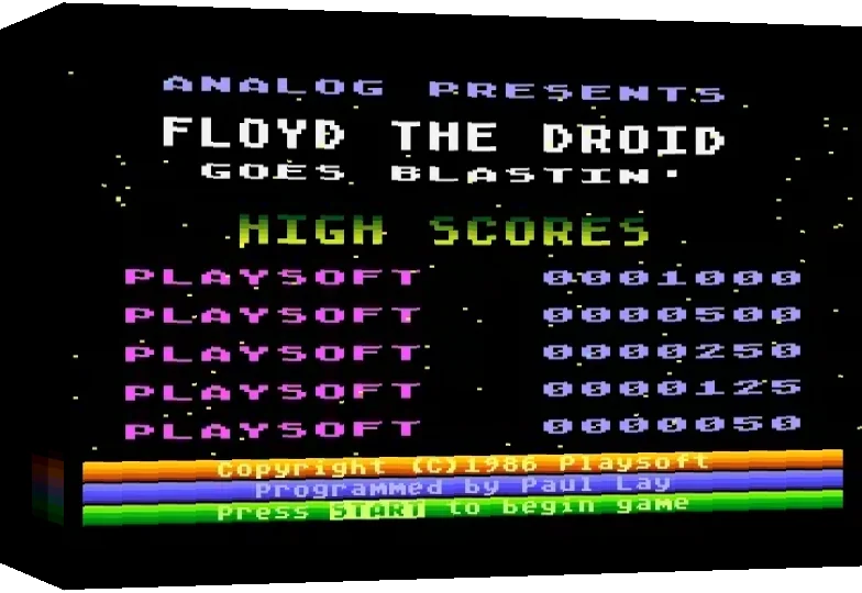 Floyd The Droid Goes Blastin' — box-3D (WOR)