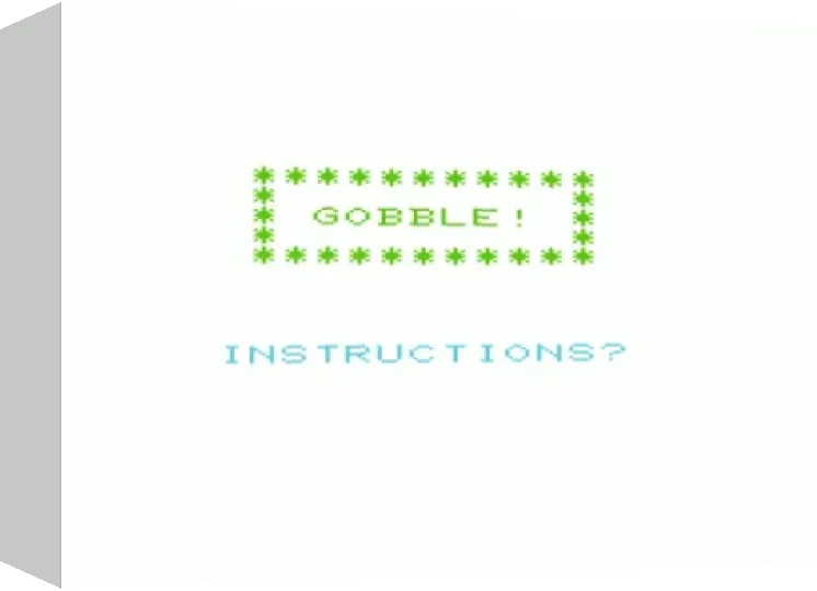 Gobble! — box-3D (WOR)