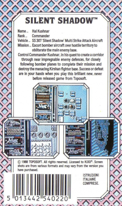 Silent Shadow — box-2D-back (EU)