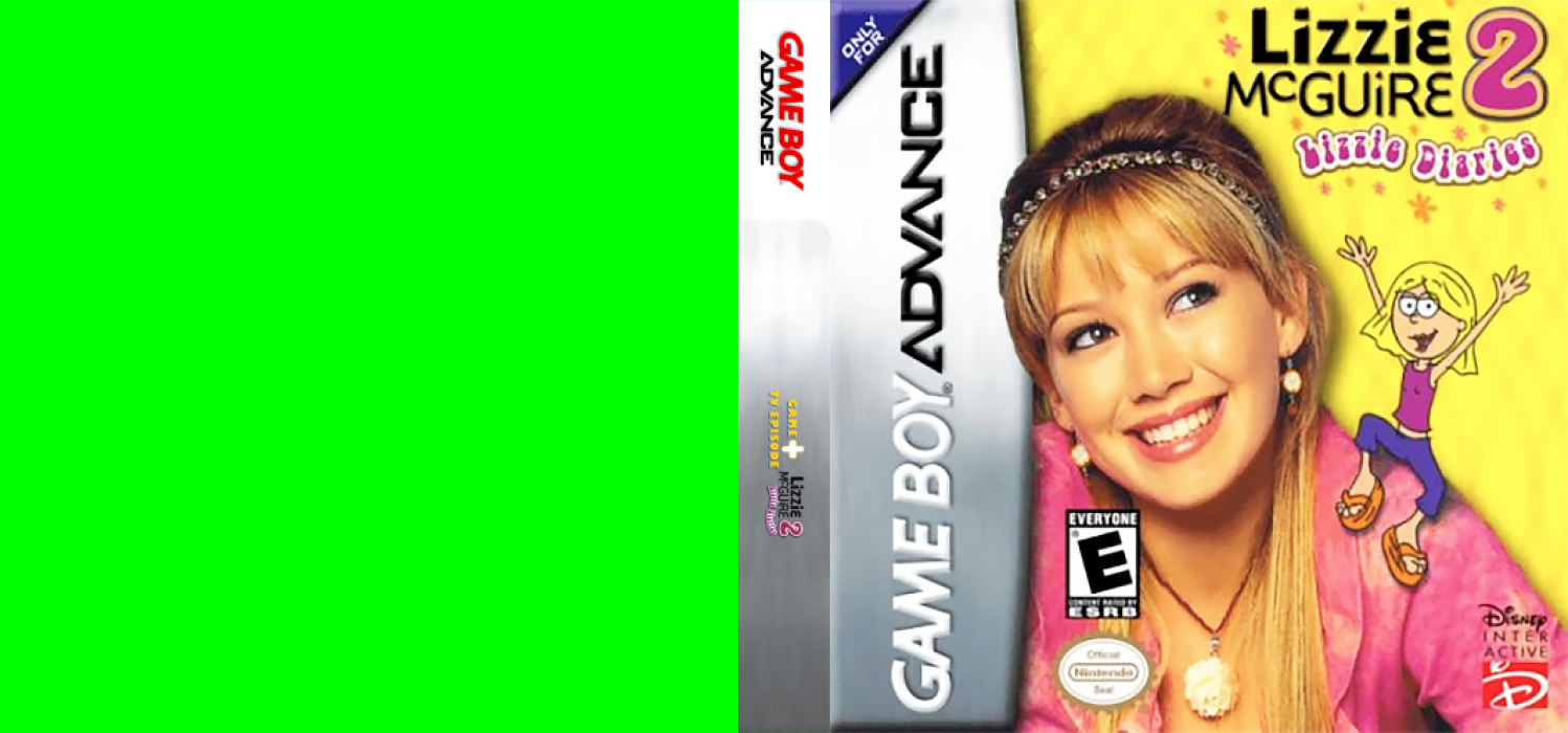 Disney's Game + Tv Episode - Lizzie Mcguire 2 - Lizzie Diaries — box-texture (US)