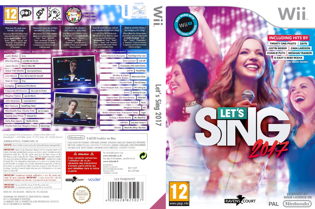 Let's Sing 2017 - Hits Francais et Internationaux — box-texture (UK)