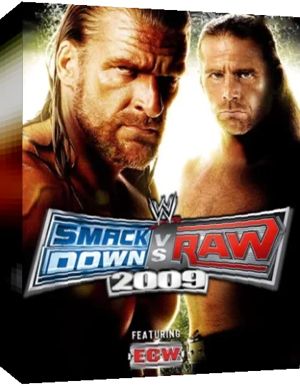 WWE SmackDown vs. Raw 2009 — box-3D (WOR)