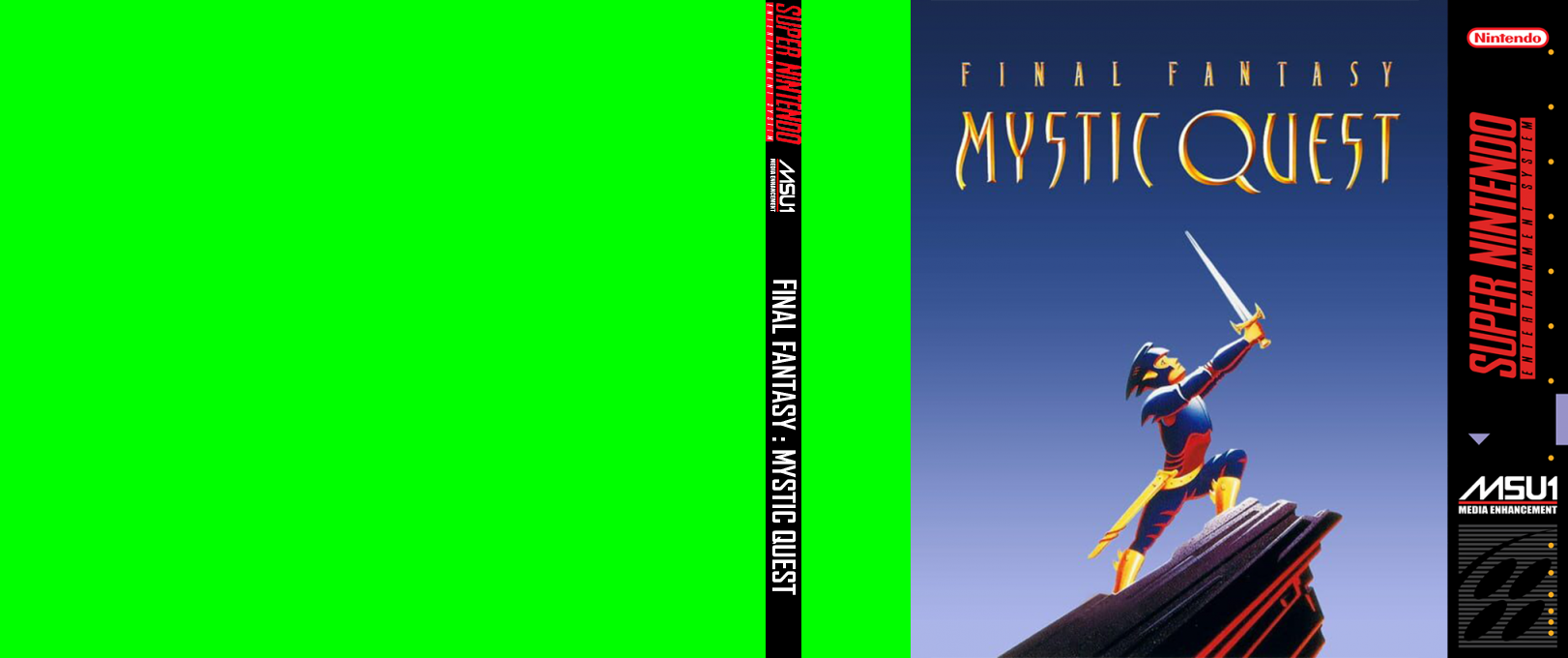 Final Fantasy : Mystic Quest — box-texture (US)