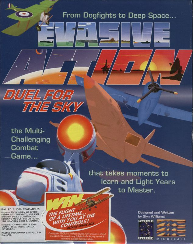 Evasive Action - Duel for the Sky — box-2D (EU)