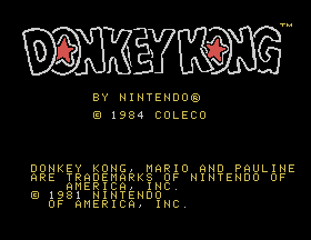Donkey Kong — sstitle (US)