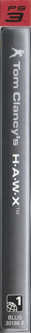 Tom Clancy's H.A.W.X. 2 — box-2D-side (CA)