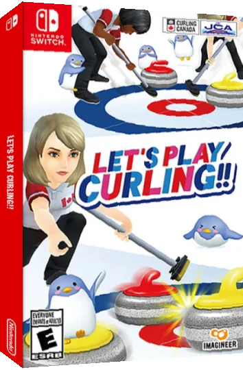Let's Play Curling!! — box-3D (US)