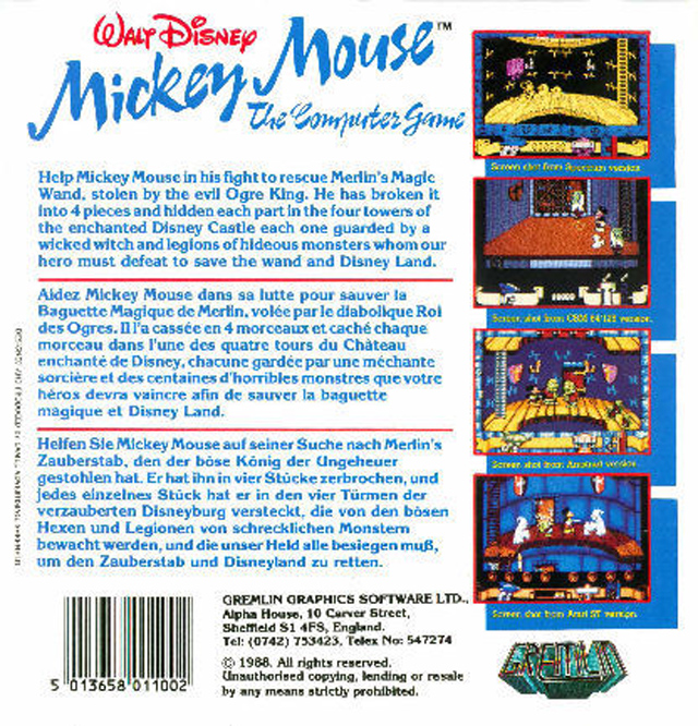 Mickey Mouse - The Computer Game — box-2D-back (EU)