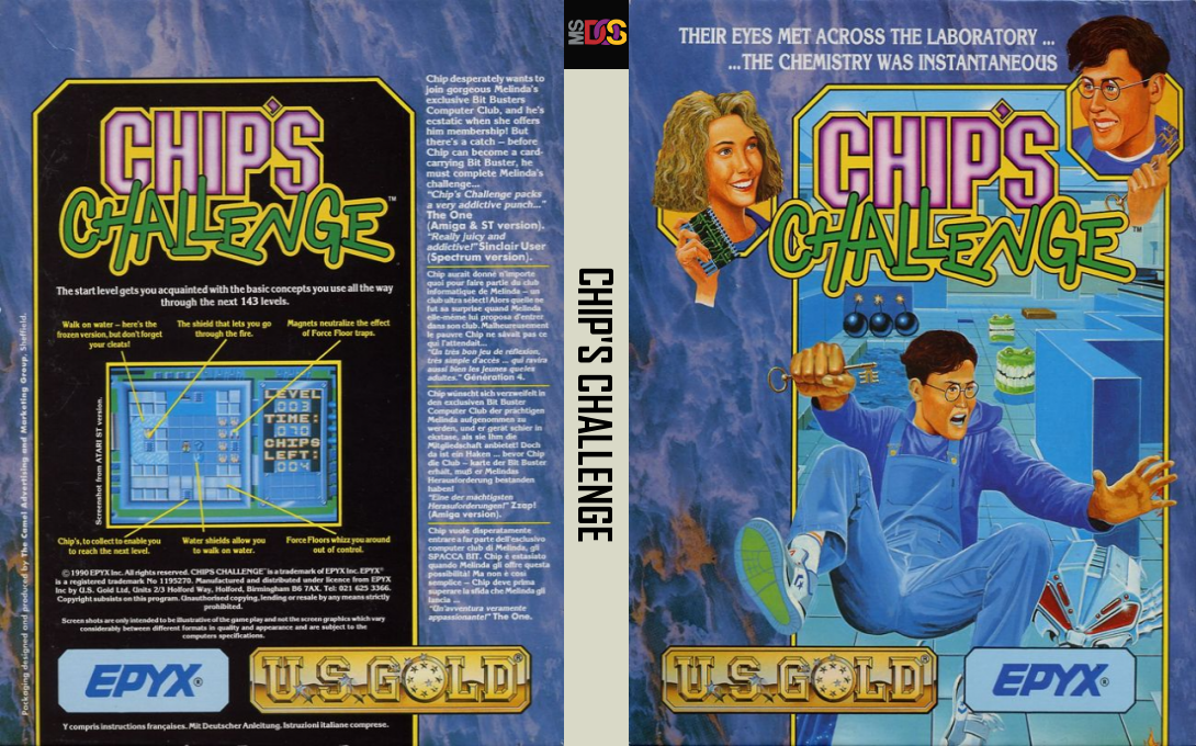 Chip's Challenge — box-texture (EU)